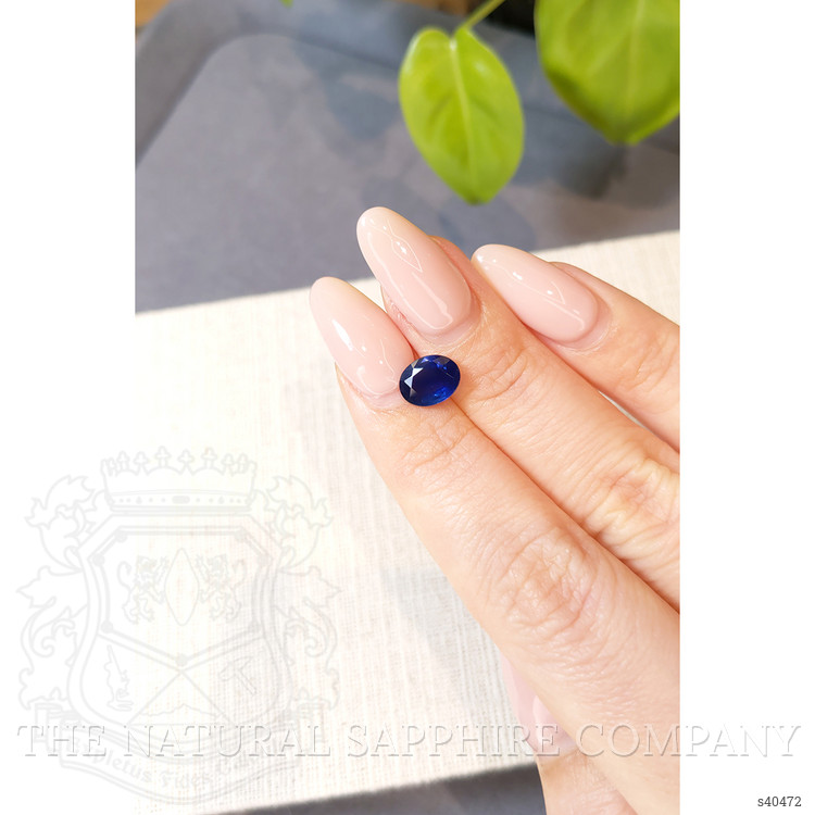 1.70 Ct. Blue Sapphire from Ceylon (Sri Lanka)