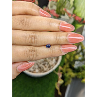 0.64 Ct. Blue Sapphire from Ceylon (Sri Lanka) Life Style