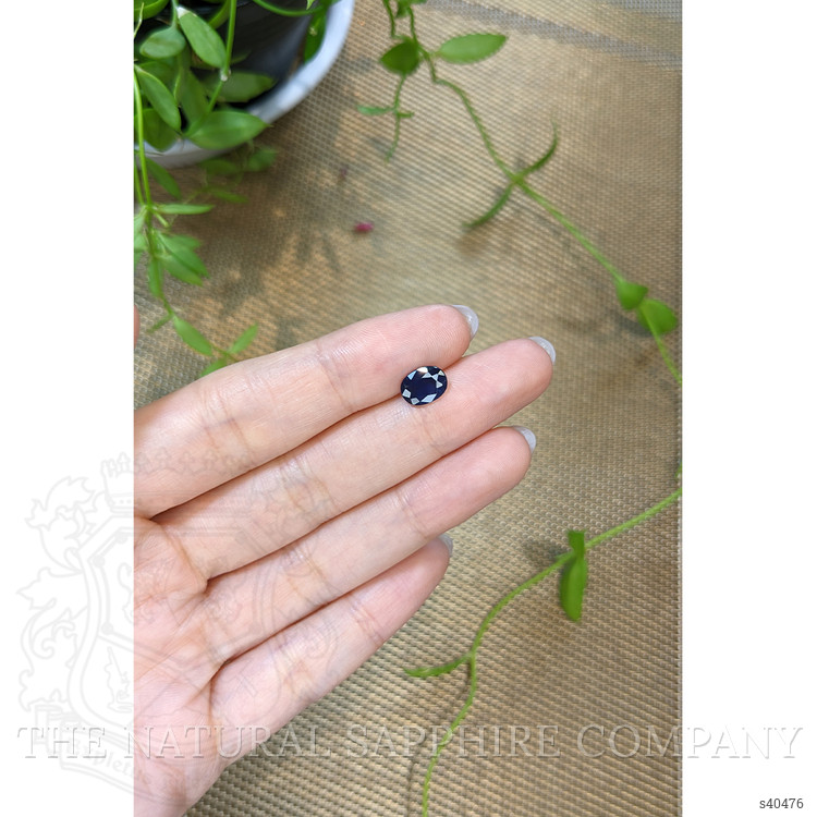 1.67 Ct. Blue Sapphire from Ceylon (Sri Lanka)