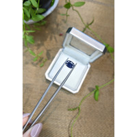 1.67 Ct. Blue Sapphire from Ceylon (Sri Lanka) Life Style