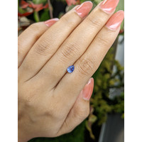 0.61 Ct. Blue Sapphire from Ceylon (Sri Lanka) Life Style