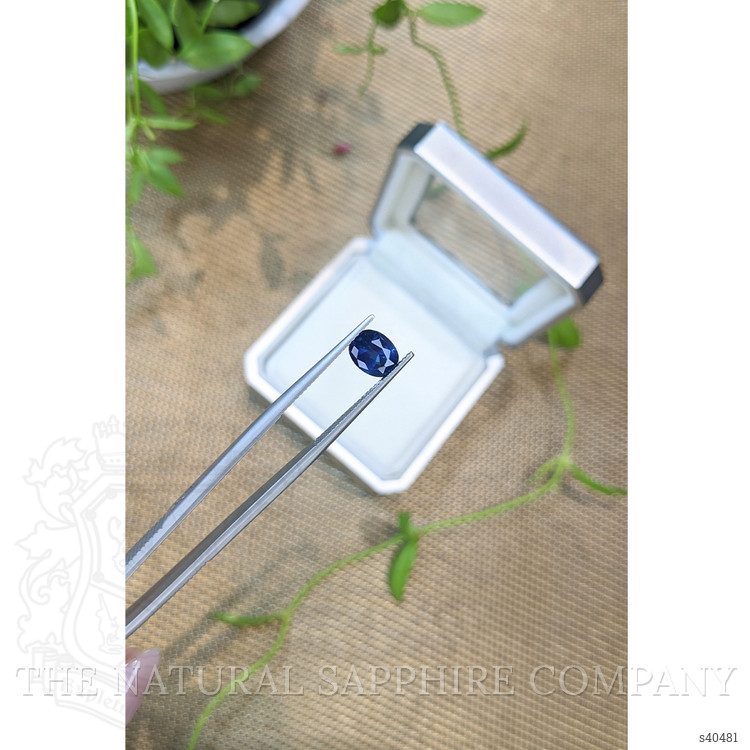 1.51 Ct. Blue Sapphire from Ceylon (Sri Lanka)