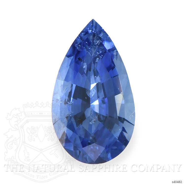 0.88 Ct. Blue Sapphire from Ceylon (Sri Lanka)