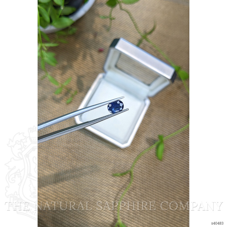 1.42 Ct. Blue Sapphire from Ceylon (Sri Lanka)