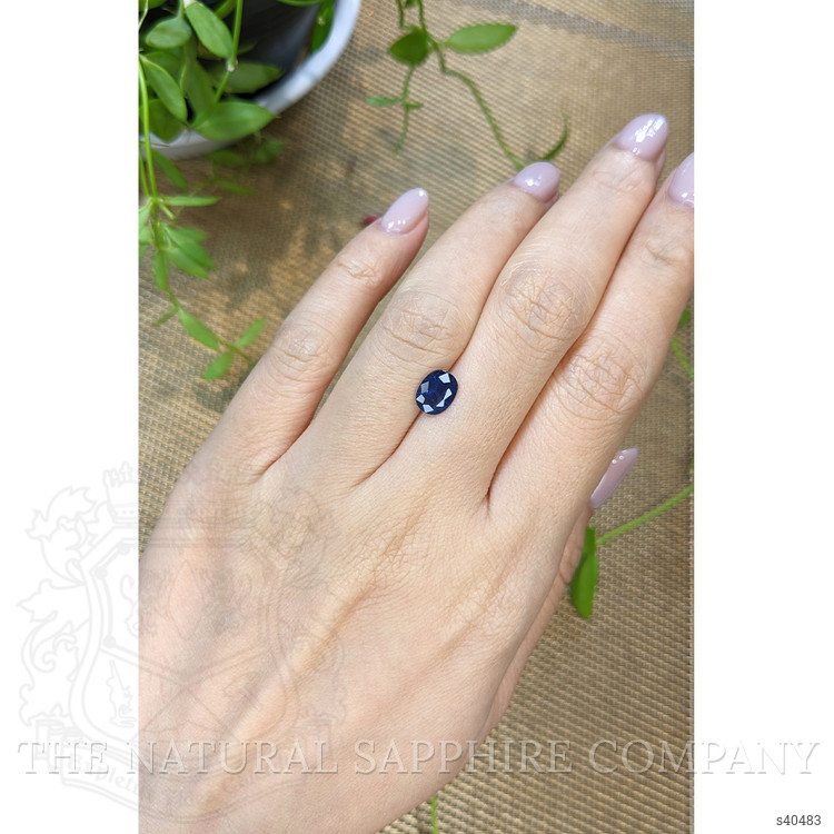 1.42 Ct. Blue Sapphire from Ceylon (Sri Lanka)