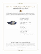 2.74 Ct. Bi Color / Parti Sapphire from Ceylon (Sri Lanka) Scan Report