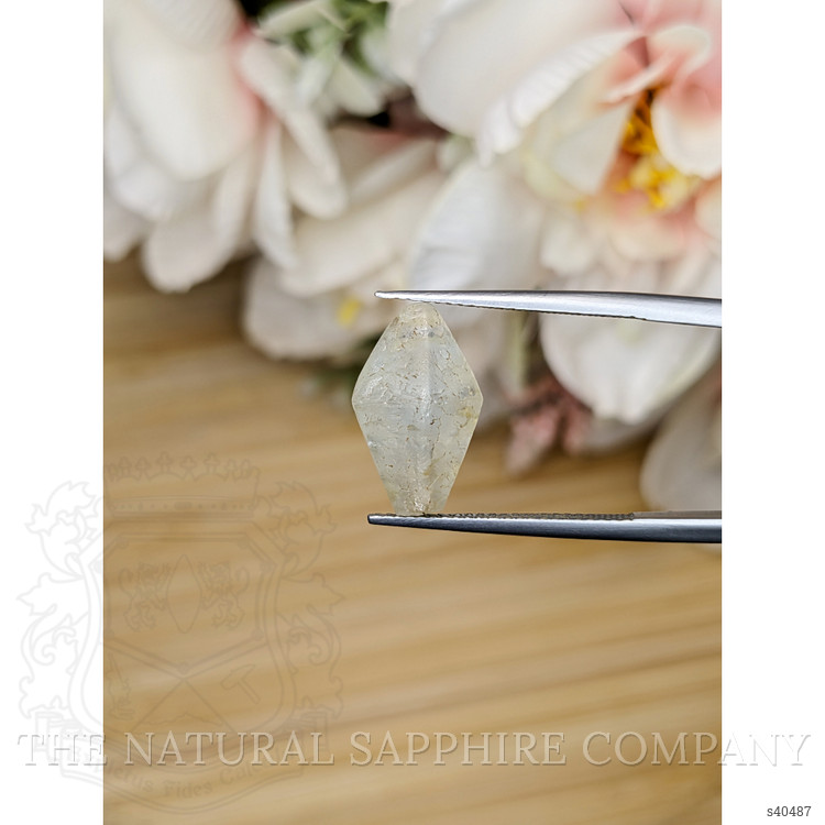 8.51 Ct. Grey Sapphire from Ceylon (Sri Lanka)