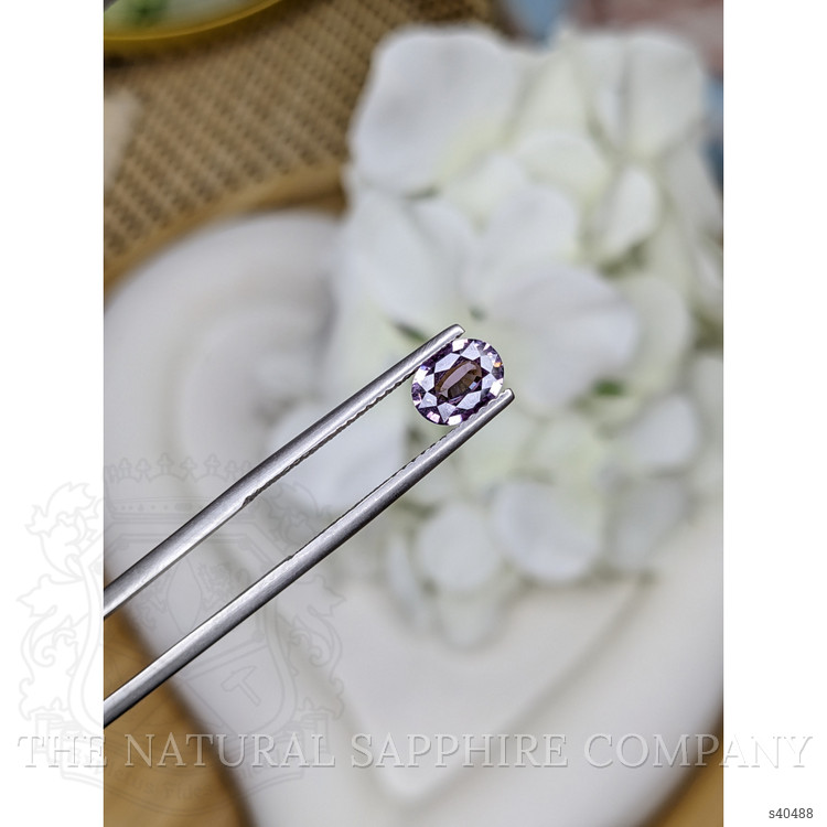 0.68 Ct. Purple Sapphire from Ceylon (Sri Lanka)