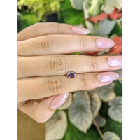 0.68 Ct. Purple Sapphire from Ceylon (Sri Lanka) Life Style