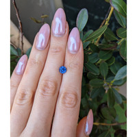 1.19 Ct. Blue Sapphire from Ceylon (Sri Lanka) Life Style