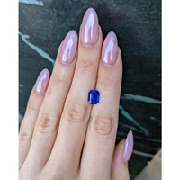 2.64 Ct. Blue Sapphire from Ceylon (Sri Lanka) Life Style