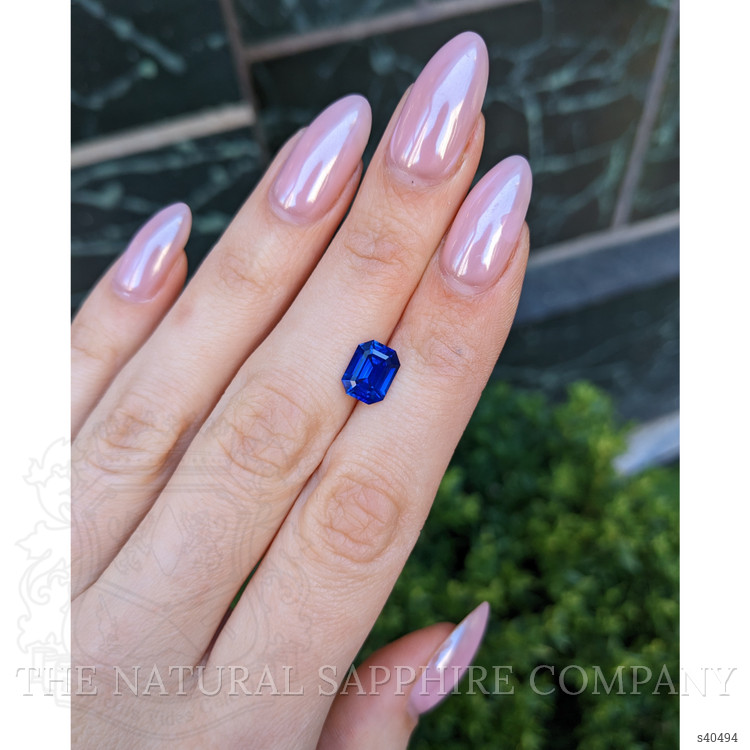 2.64 Ct. Blue Sapphire from Ceylon (Sri Lanka)