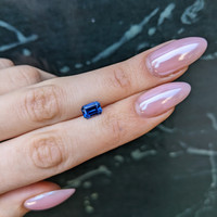 1.68 Ct. Blue Sapphire from Ceylon (Sri Lanka) Life Style