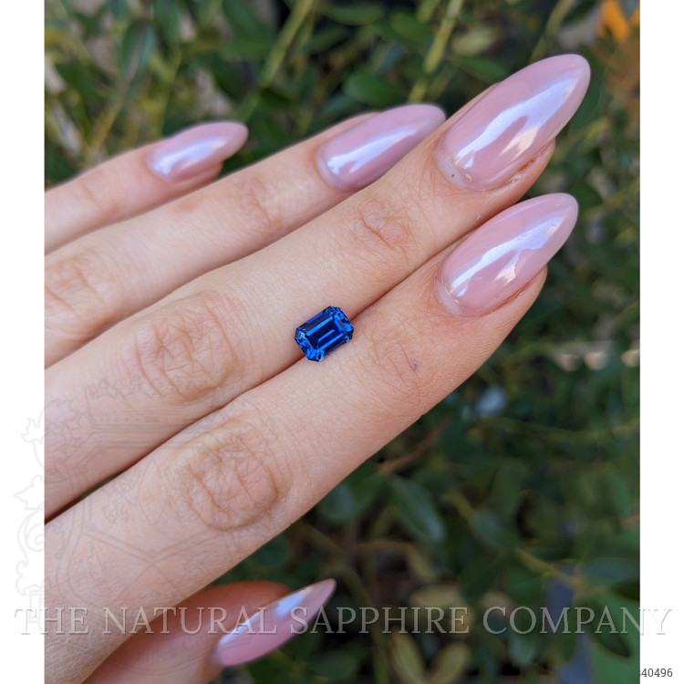 1.68 Ct. Blue Sapphire from Ceylon (Sri Lanka)