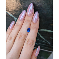 1.68 Ct. Blue Sapphire from Ceylon (Sri Lanka) Life Style