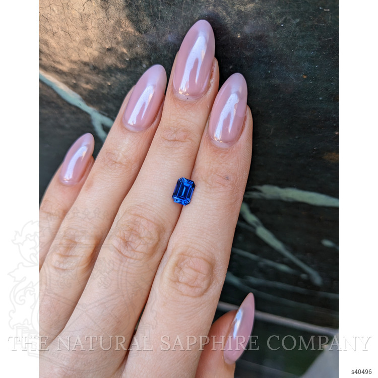 1.68 Ct. Blue Sapphire from Ceylon (Sri Lanka)