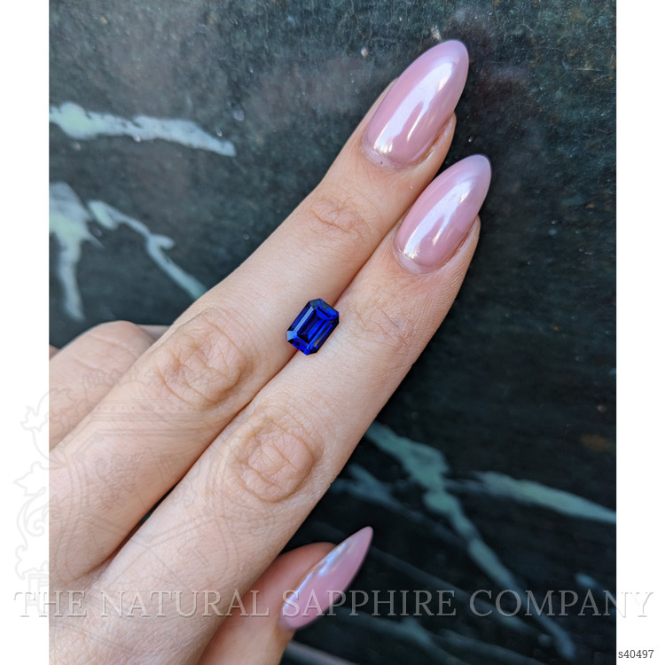 2.20 Ct. Blue Sapphire from Ceylon (Sri Lanka)