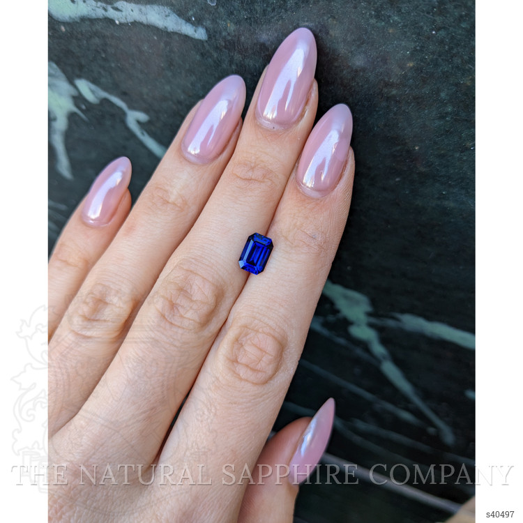 2.20 Ct. Blue Sapphire from Ceylon (Sri Lanka)