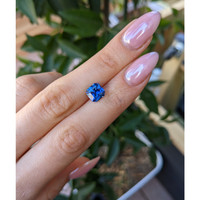 2.46 Ct. Blue Sapphire from Ceylon (Sri Lanka) Life Style