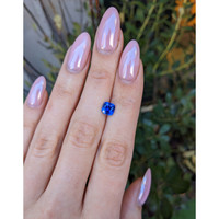 1.62 Ct. Blue Sapphire from Ceylon (Sri Lanka) Life Style