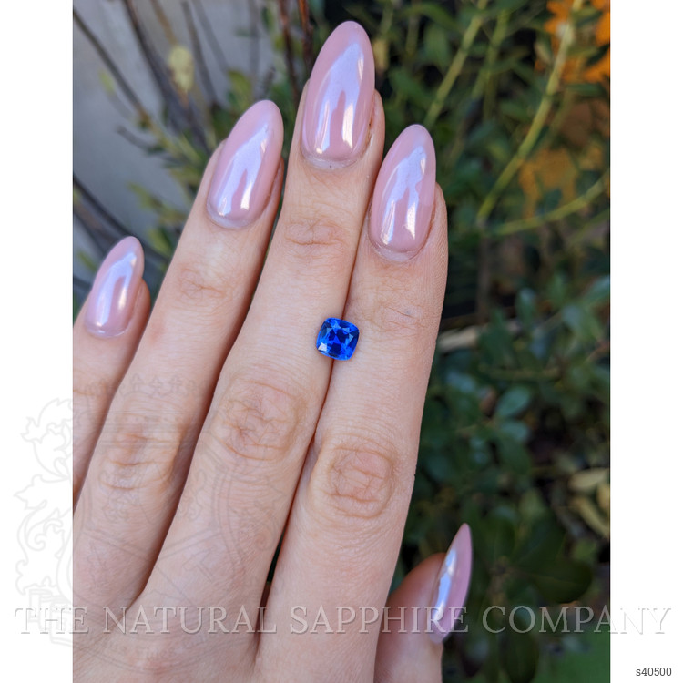 1.62 Ct. Blue Sapphire from Ceylon (Sri Lanka)