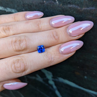 1.62 Ct. Blue Sapphire from Ceylon (Sri Lanka) Life Style