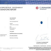 3.12 Ct. Blue Sapphire from Ceylon (Sri Lanka) Pdf