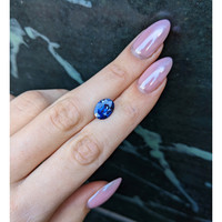 3.12 Ct. Blue Sapphire from Ceylon (Sri Lanka) Life Style