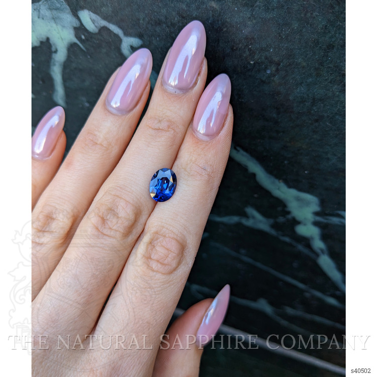 3.12 Ct. Blue Sapphire from Ceylon (Sri Lanka)