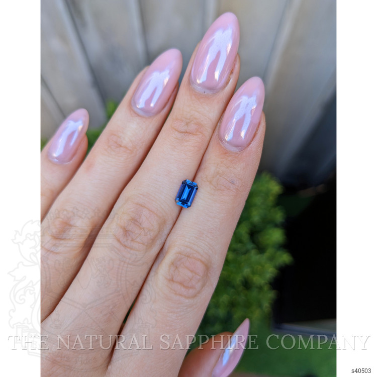 1.11 Ct. Blue Sapphire from Ceylon (Sri Lanka)