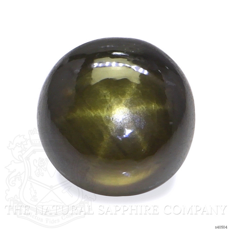 0.82 Ct. Black Star Sapphire from Ceylon (Sri Lanka)