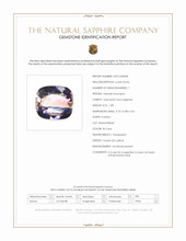 1.08 Ct. Bi Color Sapphire from Ceylon (Sri Lanka) Scan Report