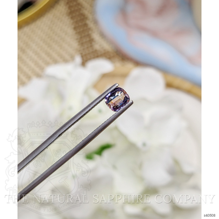 1.08 Ct. Bi Color Sapphire from Ceylon (Sri Lanka)