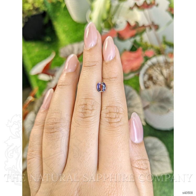 1.08 Ct. Bi Color Sapphire from Ceylon (Sri Lanka)