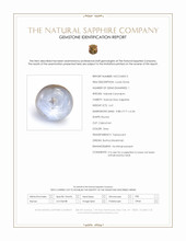 6.61 Ct. Grey Star Sapphire from Burma (Myanmar) Scan Report