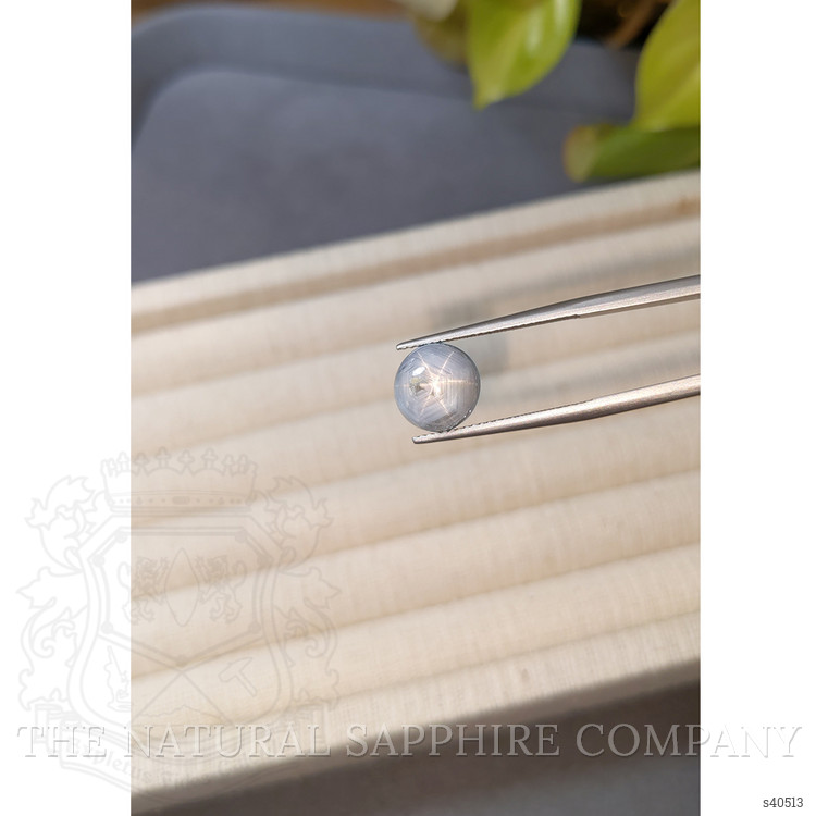 6.61 Ct. Grey Star Sapphire from Burma (Myanmar)