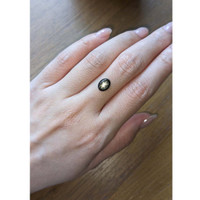 1.85 Ct. Black Star Sapphire from Thailand Life Style