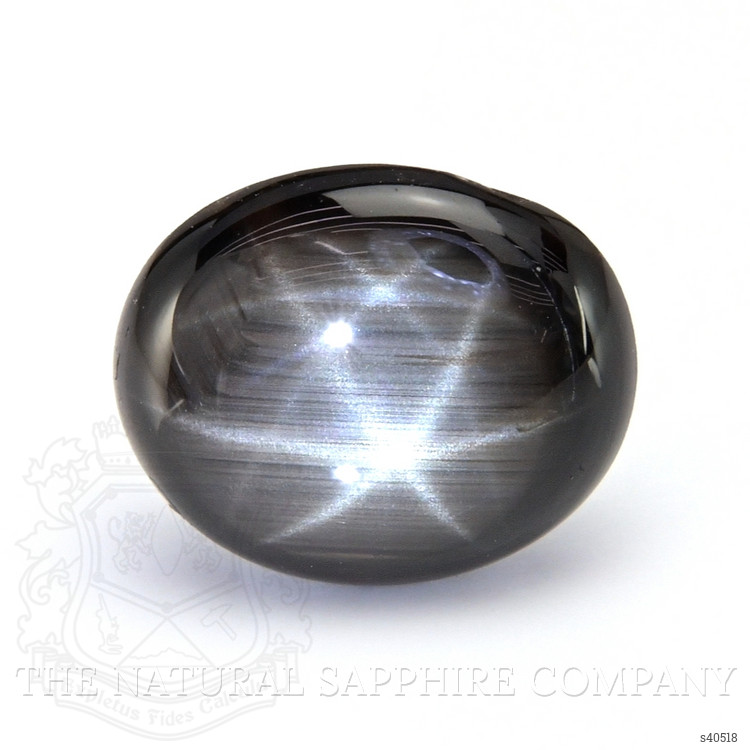 2.44 Ct. Black Star Sapphire from Thailand