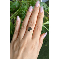 2.44 Ct. Black Star Sapphire from Thailand Life Style