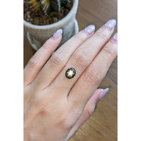 2.44 Ct. Black Star Sapphire from Thailand Life Style
