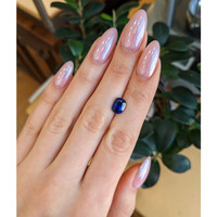 3.59 Ct. Blue Sapphire from Ceylon (Sri Lanka) Life Style