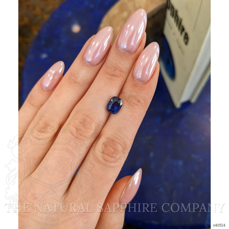 3.59 Ct. Blue Sapphire from Ceylon (Sri Lanka)