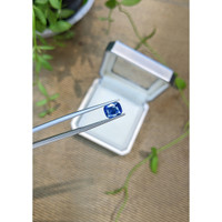 2.02 Ct. Blue Sapphire from Ceylon (Sri Lanka) Life Style