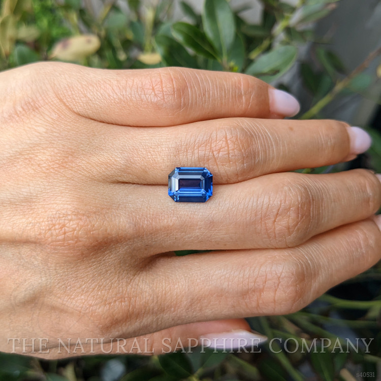 3.64 Ct. Blue Sapphire from Ceylon (Sri Lanka)