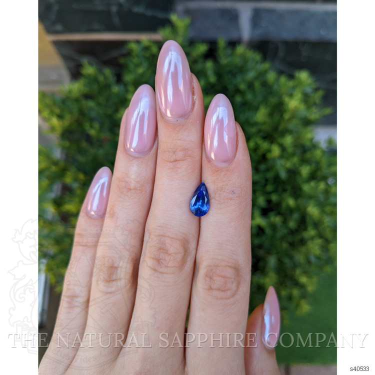 2.16 Ct. Blue Sapphire from Ceylon (Sri Lanka)
