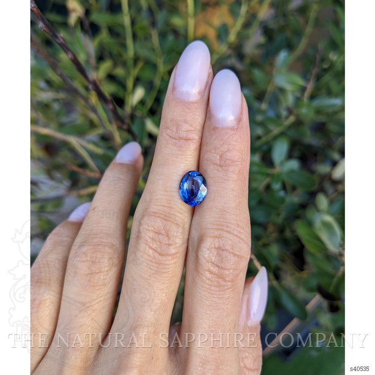 2.60 Ct. Blue Sapphire from Ceylon (Sri Lanka)
