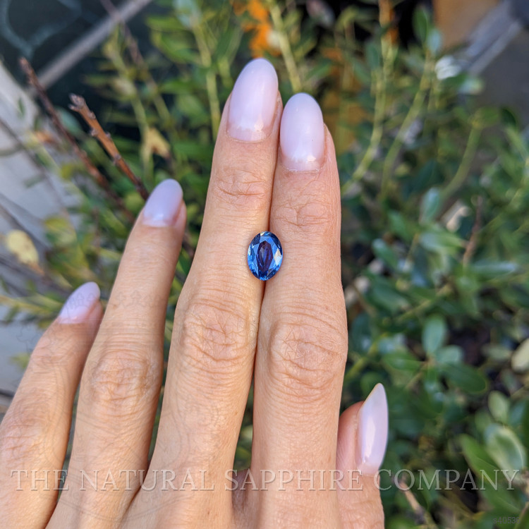 2.34 Ct. Blue Sapphire from Ceylon (Sri Lanka)