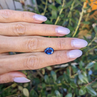 2.34 Ct. Blue Sapphire from Ceylon (Sri Lanka) Life Style