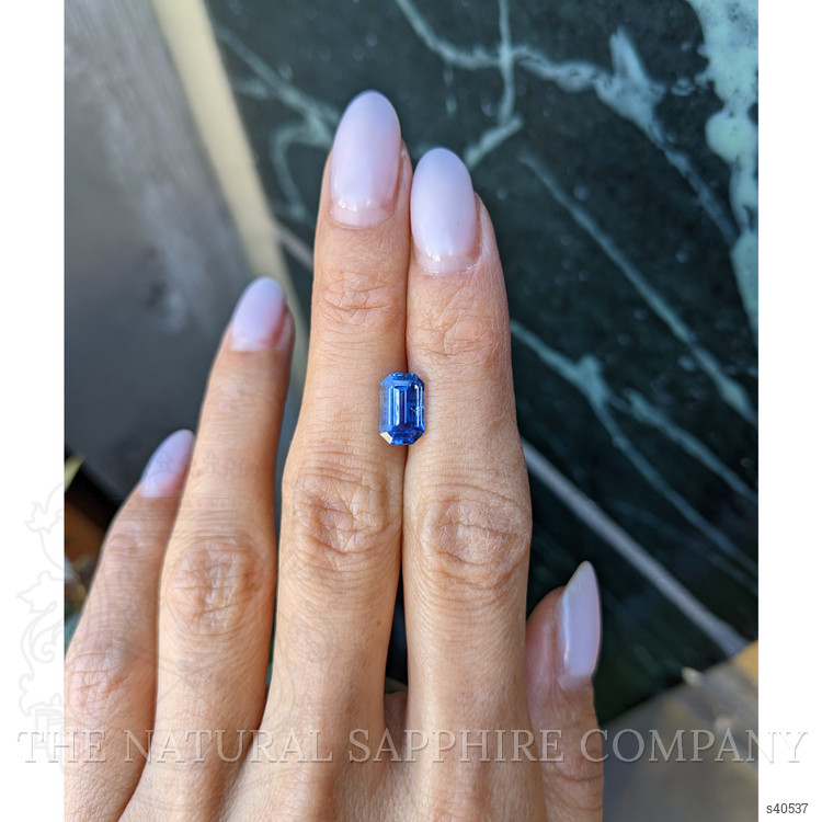 2.59 Ct. Blue Sapphire from Ceylon (Sri Lanka)