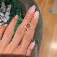6.62 Ct. Pink Sapphire from Ceylon (Sri Lanka) Life Style